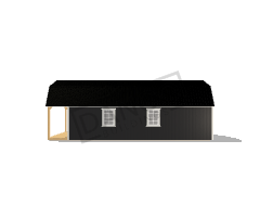 Lofted Barn Cabin 14x32 - Image 3