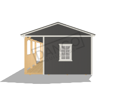 Side Porch Cabin 14x32 - Image 5