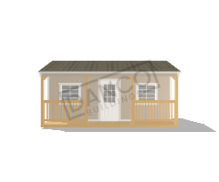 Side Porch Cabin 14x20 - Image 3
