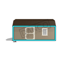 Lofted Barn Garage 10x20 - Image 4