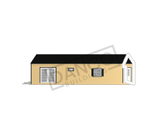 Side Porch Cabin 16x40 - Image 4