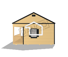 Side Porch Cabin 16x40 - Image 5