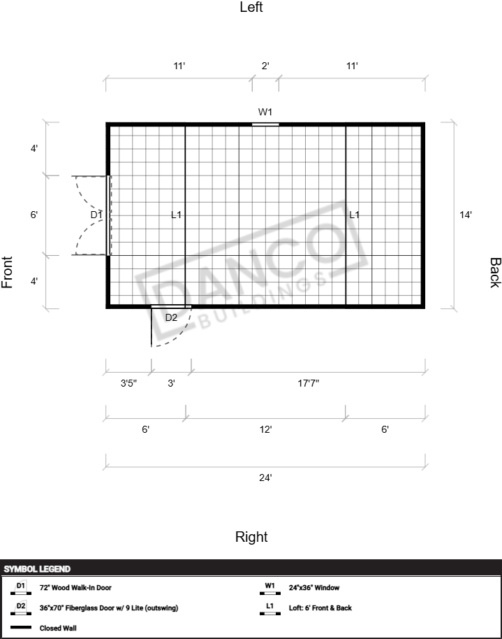 Lofted Barn 14x24 - Image 2