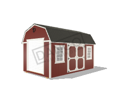 Side Lofted Barn 10x16