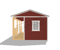 Side Porch Cabin 12x20 - Image 5