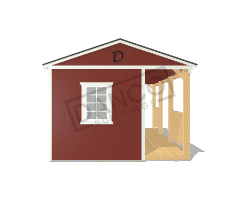 Side Porch Cabin 12x20 - Image 6