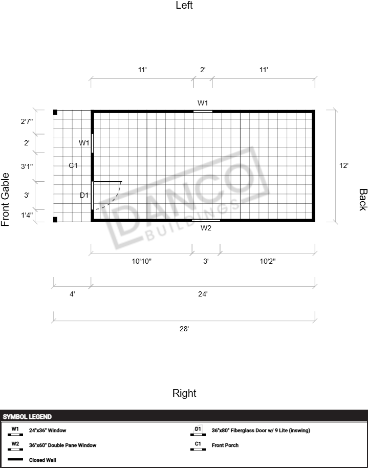 Standard Cabin 12x28 - Image 2