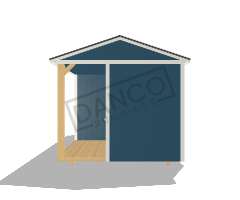 Corner Porch Cabin 10x20 - Image 5