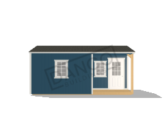 Corner Porch Cabin 10x20 - Image 3