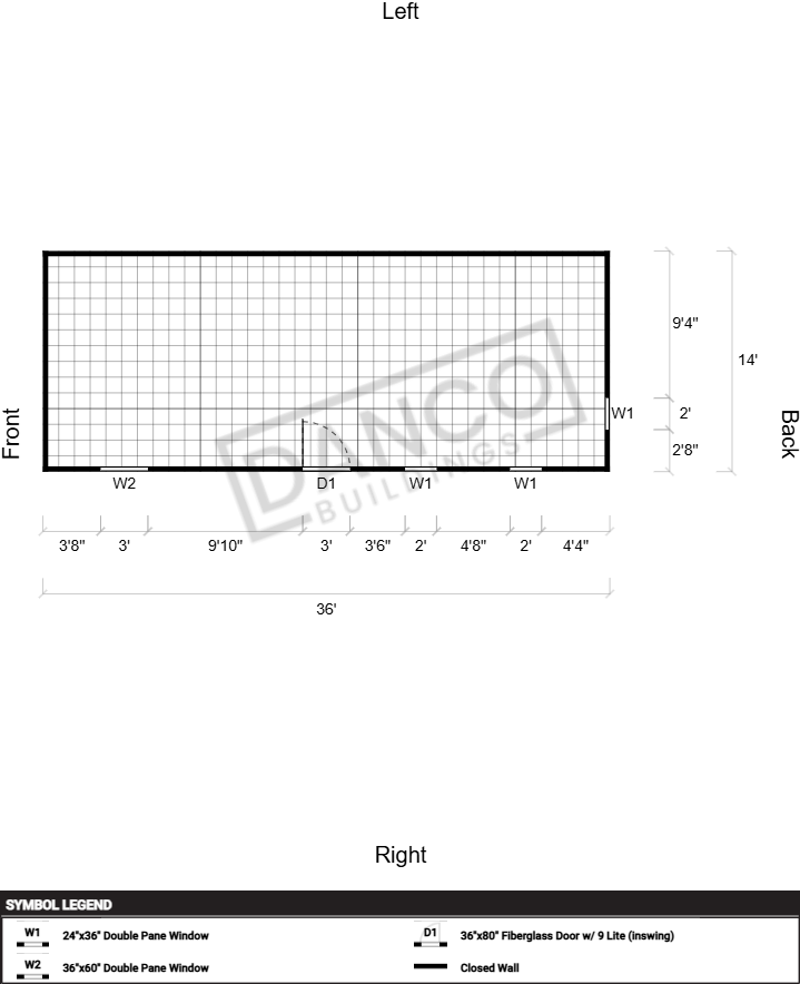 Utility Shed 14x36 - Image 2