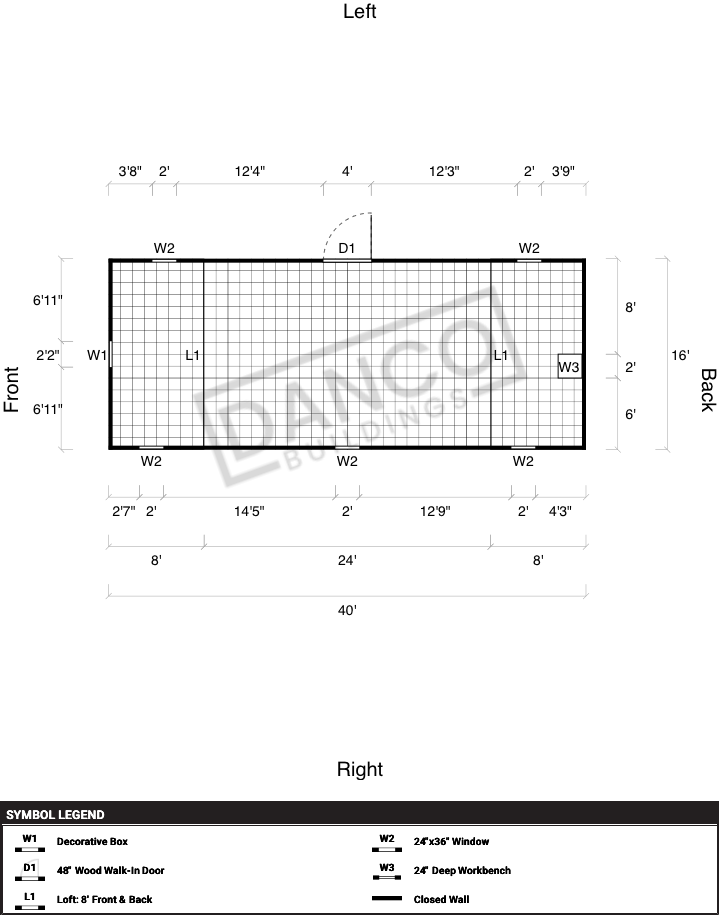 Lofted Barn 16x40 - Image 2