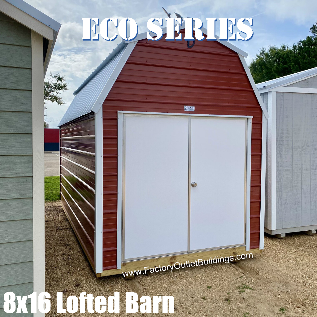 Extra Economy Lofted Barn 8x16 250441