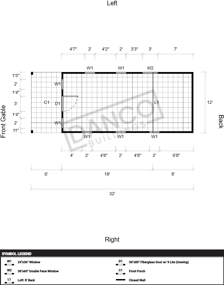 Standard Cabin 12x32 - Image 2
