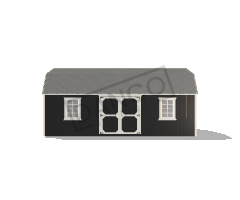 Side Lofted Barn 12x24 - Image 3