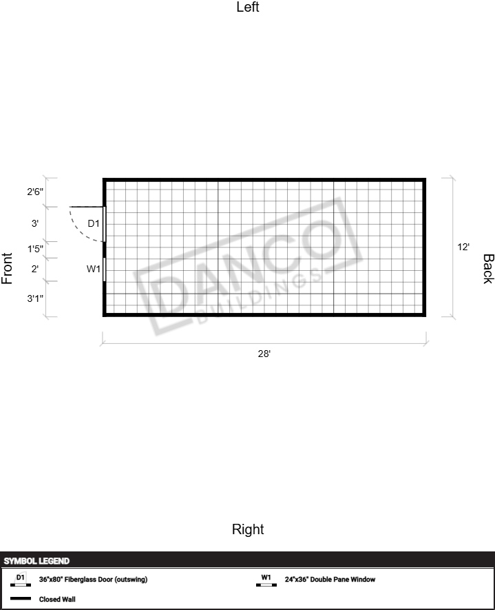 Utility Shed Premium 12x28 - Image 2