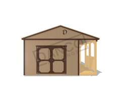 Side Porch Cabin 16x32 - Image 6