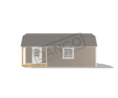 Corner Porch Lofted Barn Cabin 12x24/250537 - Image 3