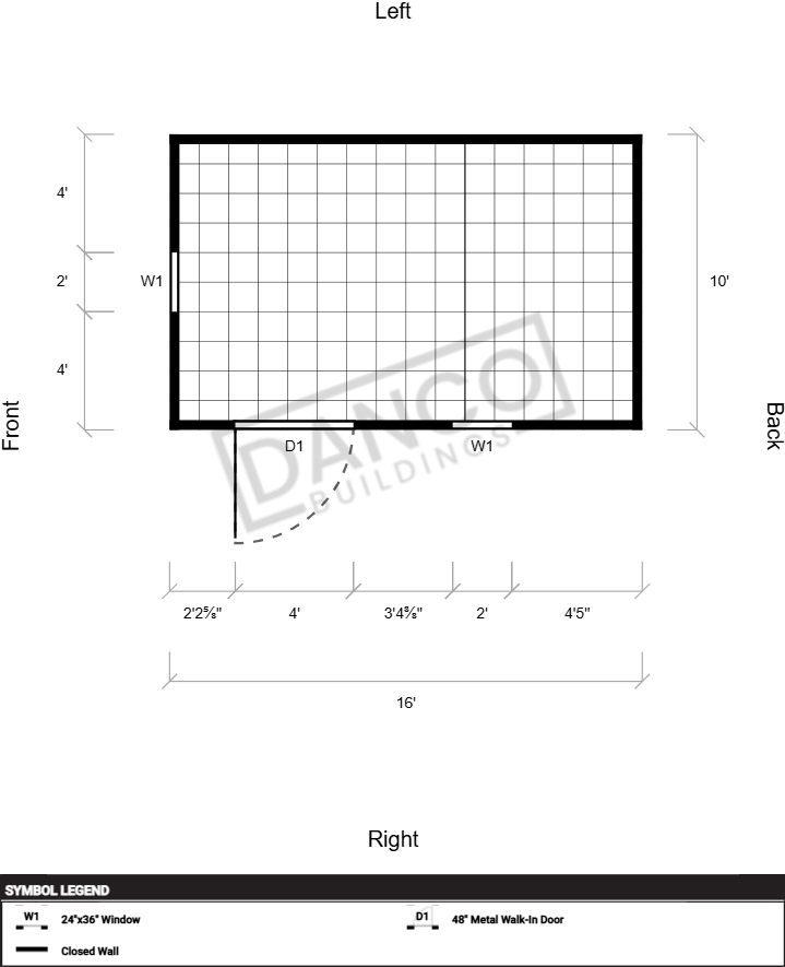 Extra Economy Metal Utility 10x16 - Image 2