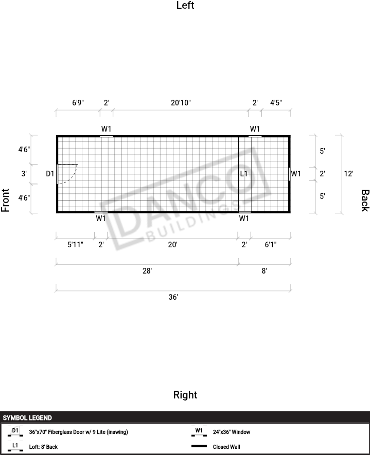 Lofted Barn 12x36 - Image 2