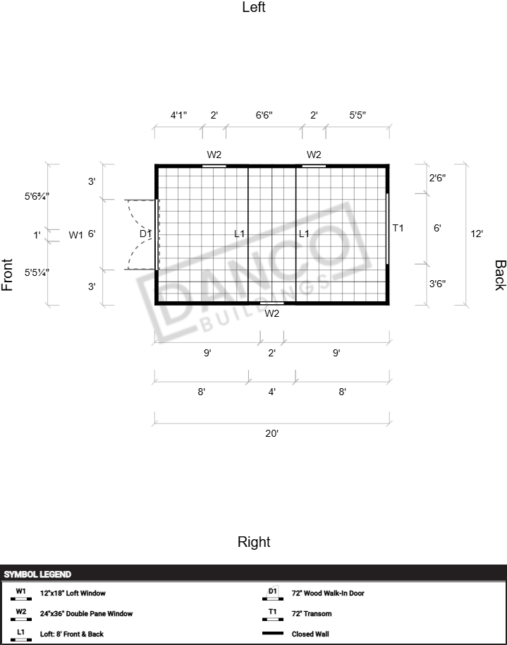 Lofted Barn 12x20 - Image 2