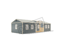 Center Side Porch Cabin 16x40