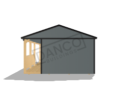 Side Porch Cabin 16x32 - Image 5