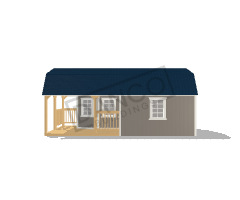Wraparound Porch Lofted Barn Cabin 12x24 - Image 3
