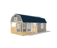 Wraparound Porch Lofted Barn Cabin 12x24