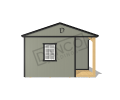 Corner Porch Cabin 14x50 - Image 6