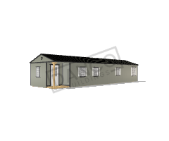 Corner Porch Cabin 14x50
