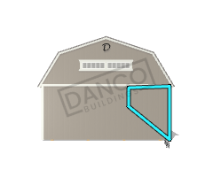 Side Lofted Barn 16x50 - Image 6