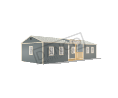 Center Side Porch Cabin 16x40