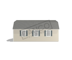 Corner Porch Lofted Barn Cabin 14x24 - Image 4