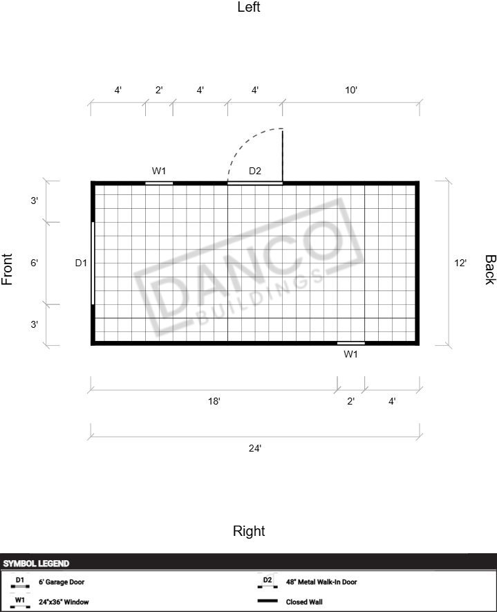 Extra Economy Metal Utility 12x24 - Image 2