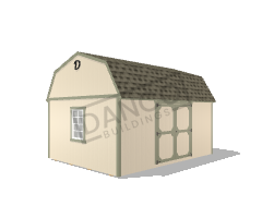 Side Lofted Barn 12x16