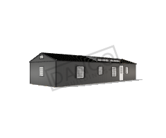 Dormer Shed 16x50