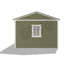 Center Side Porch Cabin 12x28 - Image 5