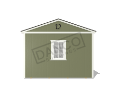 Center Side Porch Cabin 12x28 - Image 6