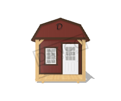 Lofted Barn Cabin 8x16 - Image 6