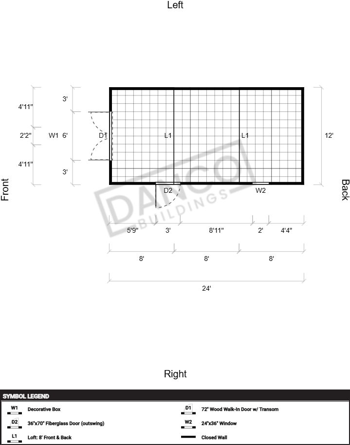 Lofted Barn 12x24 - Image 2