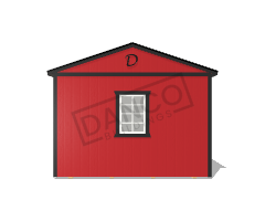 Center Side Porch Cabin 12x28 - Image 6