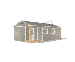 Corner Porch Cabin 16x28