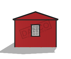 Center Side Porch Cabin 12x28 - Image 5