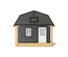 Lofted Barn Cabin 12x32 - Image 6