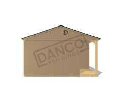 Corner Porch Cabin 16x28 - Image 6
