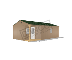 Corner Porch Cabin 16x28