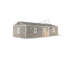 Center Side Porch Cabin 16x40