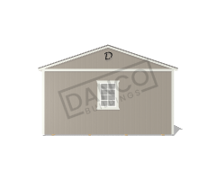 Center Side Porch Cabin 16x40 - Image 6