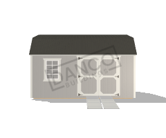 Side Lofted Barn 10x16 - Image 3