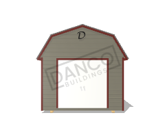 Extra Economy Lofted Barn 10x16 - Image 6